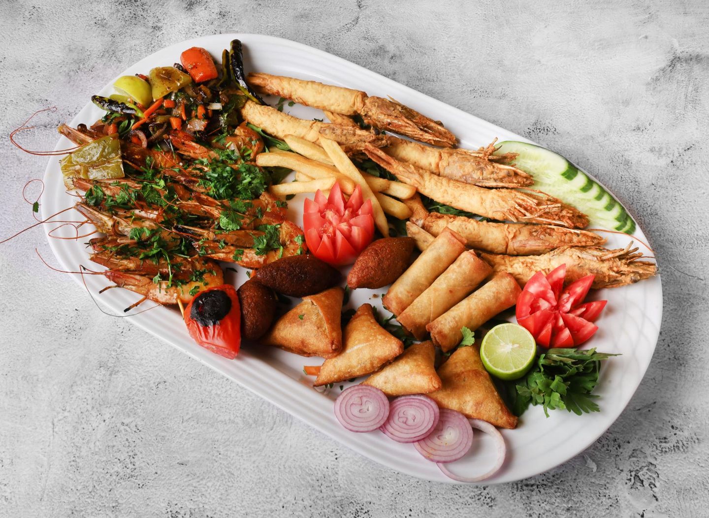 Mixed Grilled Seafood