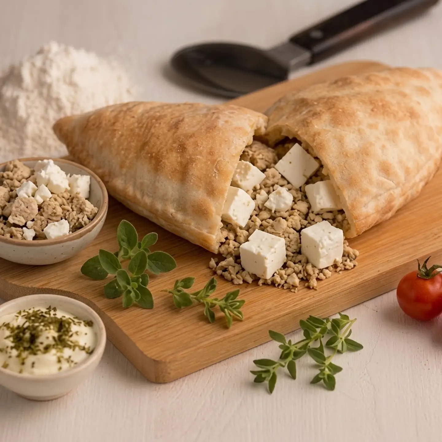 Halawa Tahini With White Cheese Pie - Medium