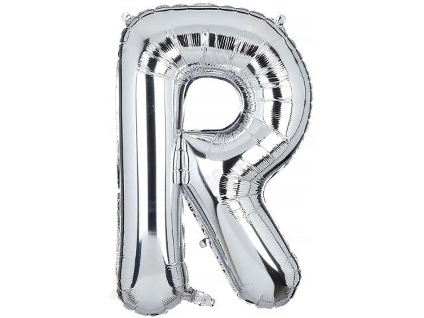 Balloon Letter R Silver