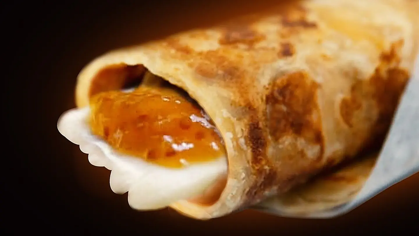 Cream With Jam Cheese Pie