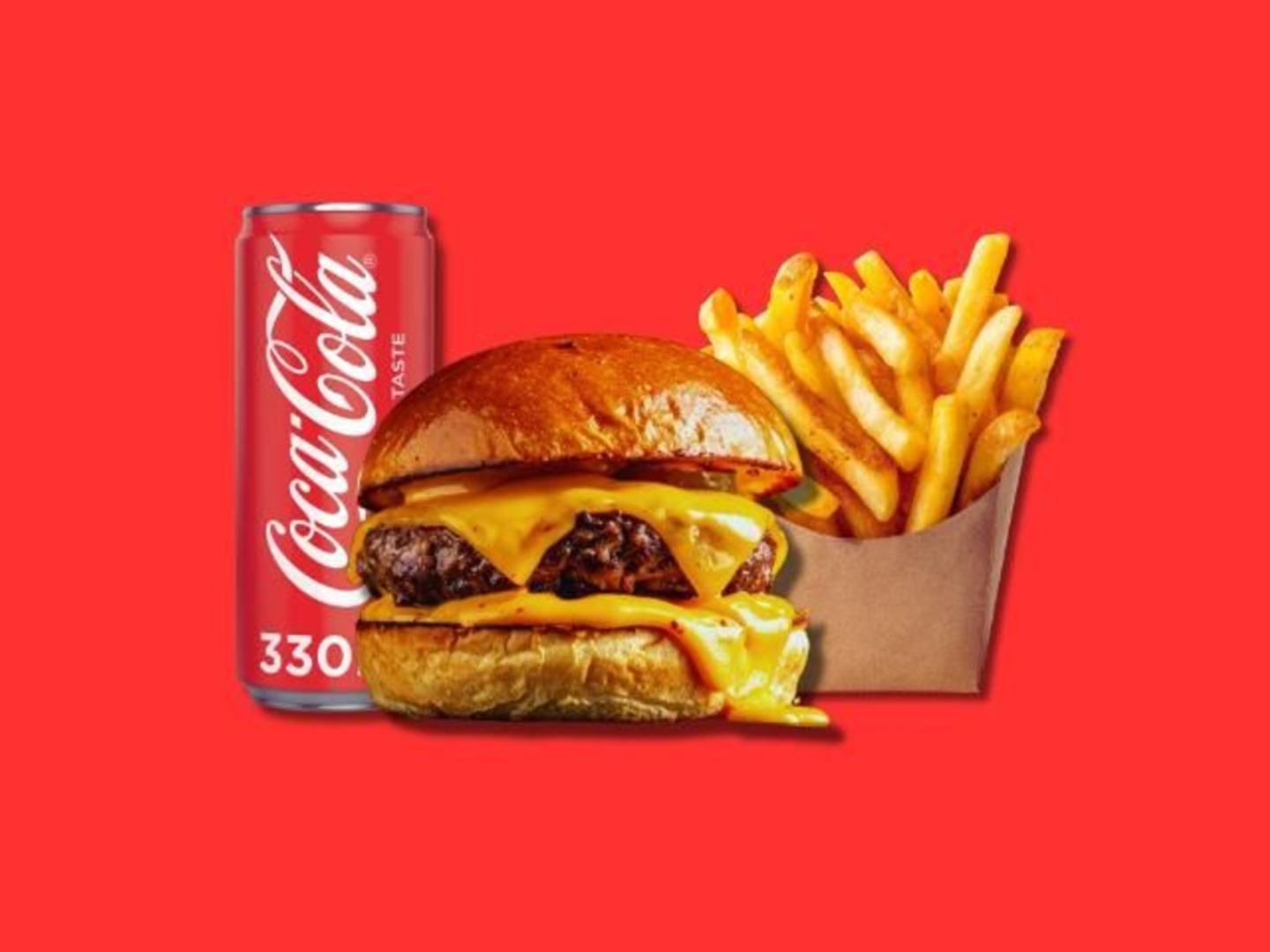 Grilled Beef Burger Meal