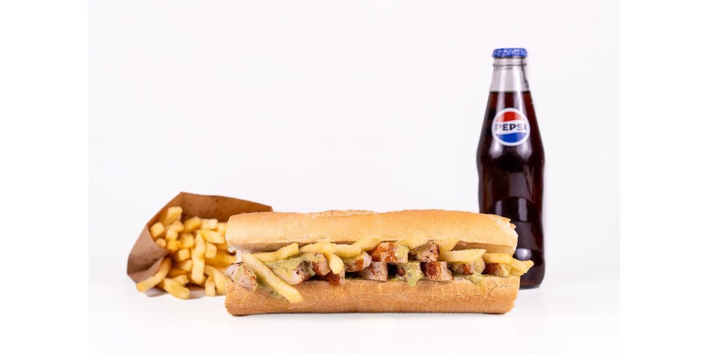 Chicken Entrecote Baguette Combo