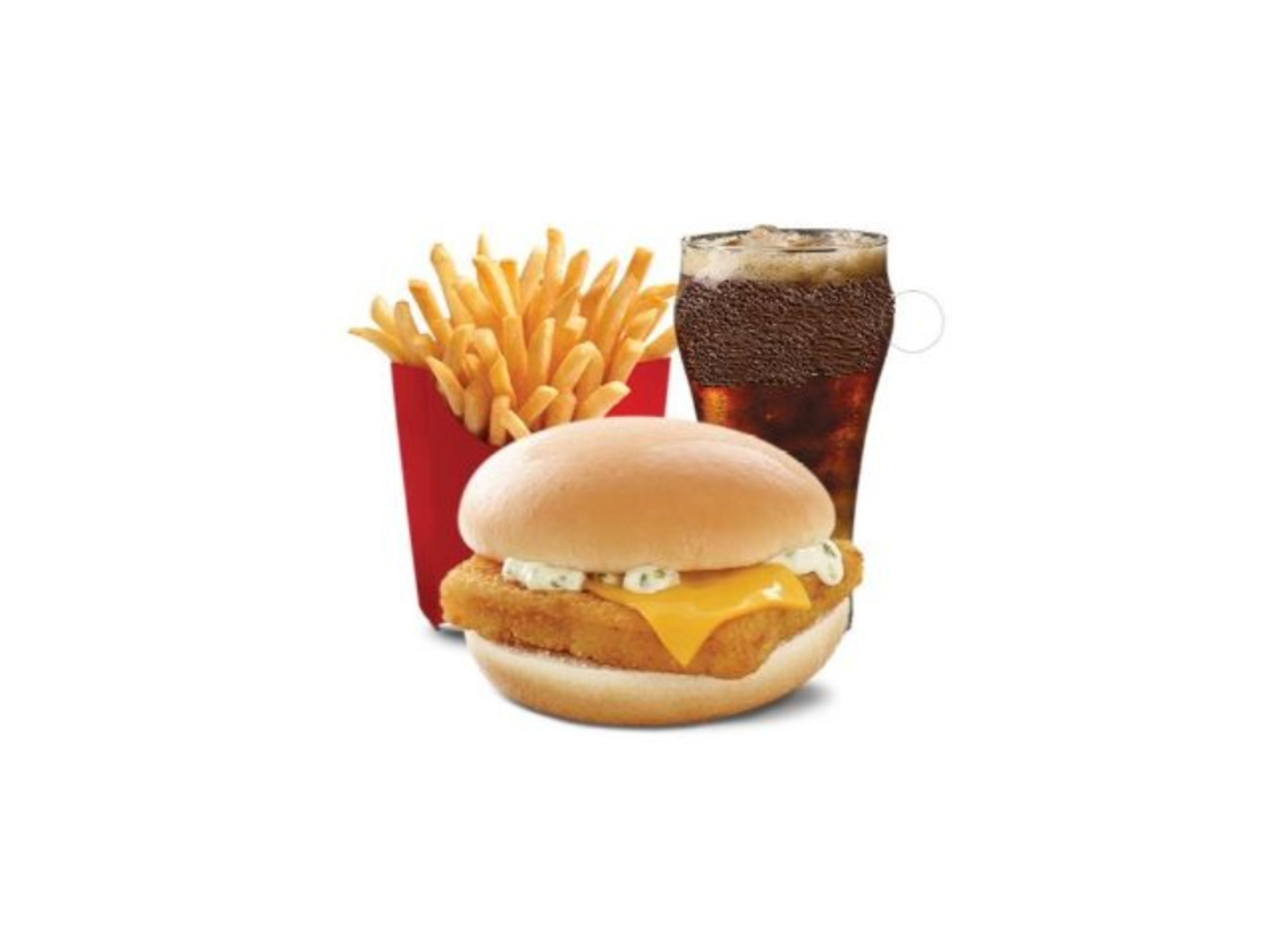 Double Fish Burger Meal