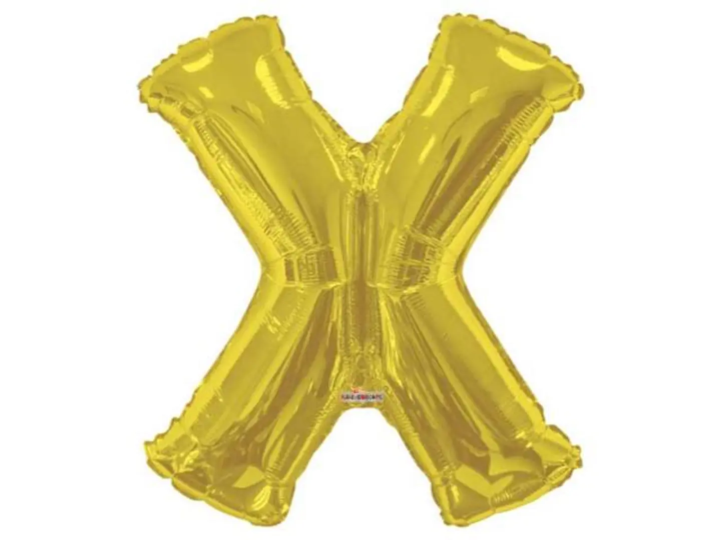 Helium W Balloon Gold