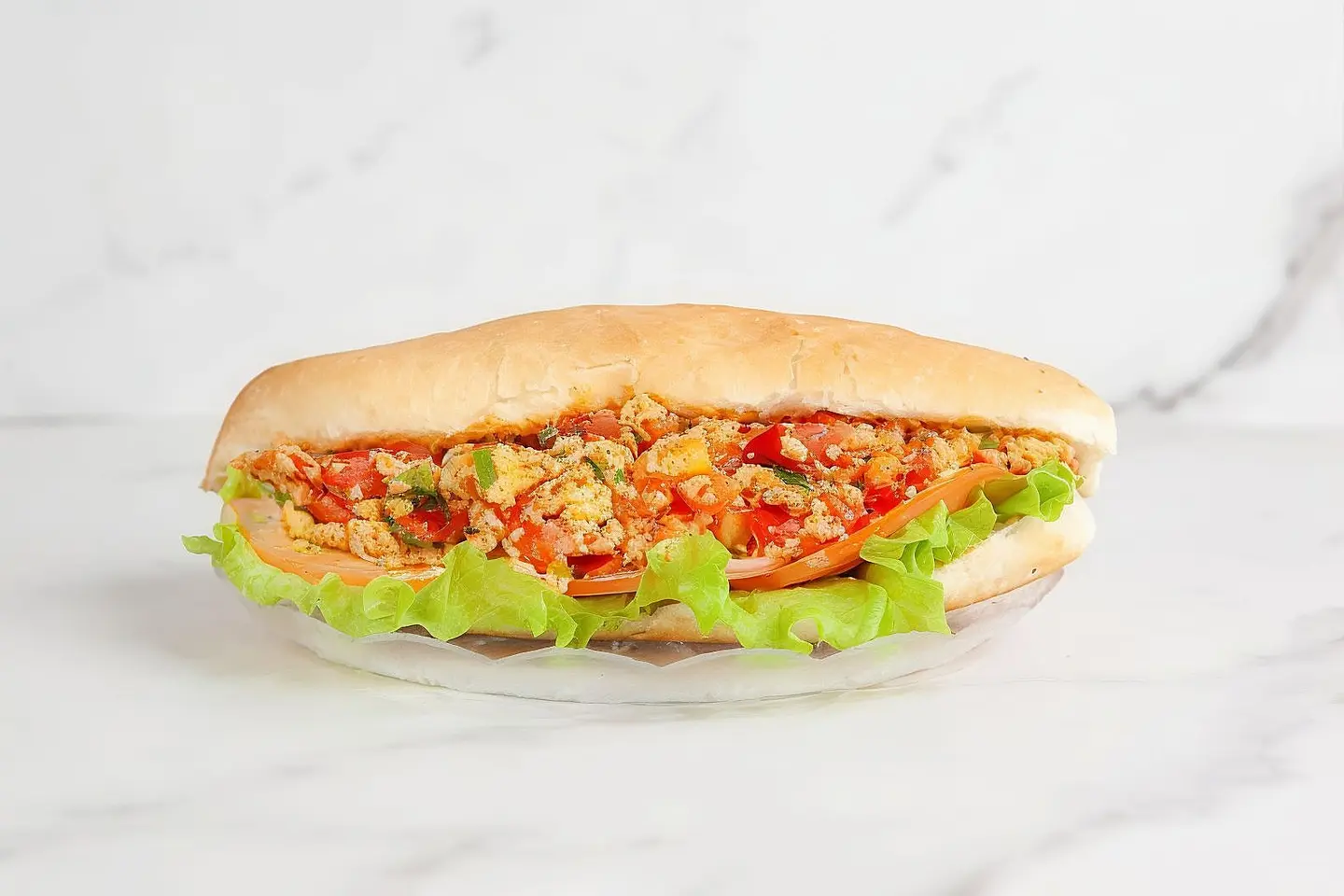 ساندوتش شكشوكة صامولي