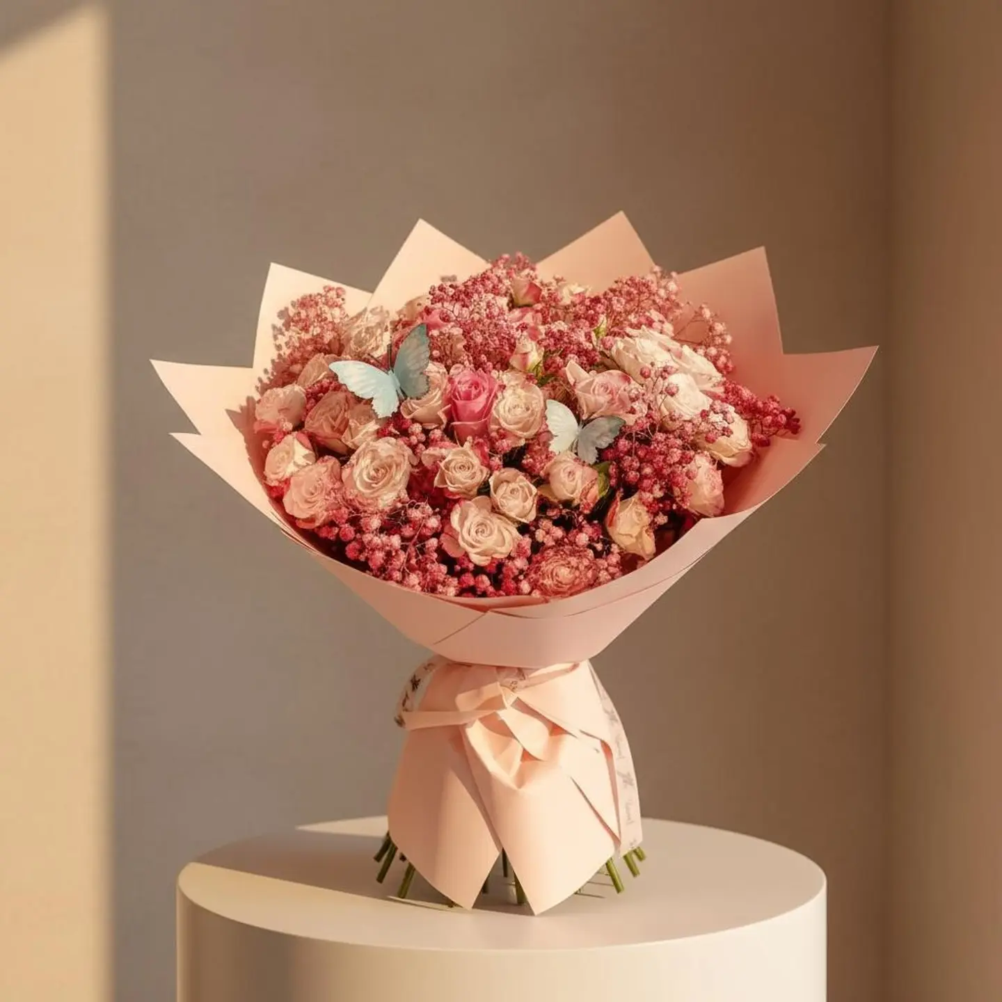 Pink Gypsum Bouquet
