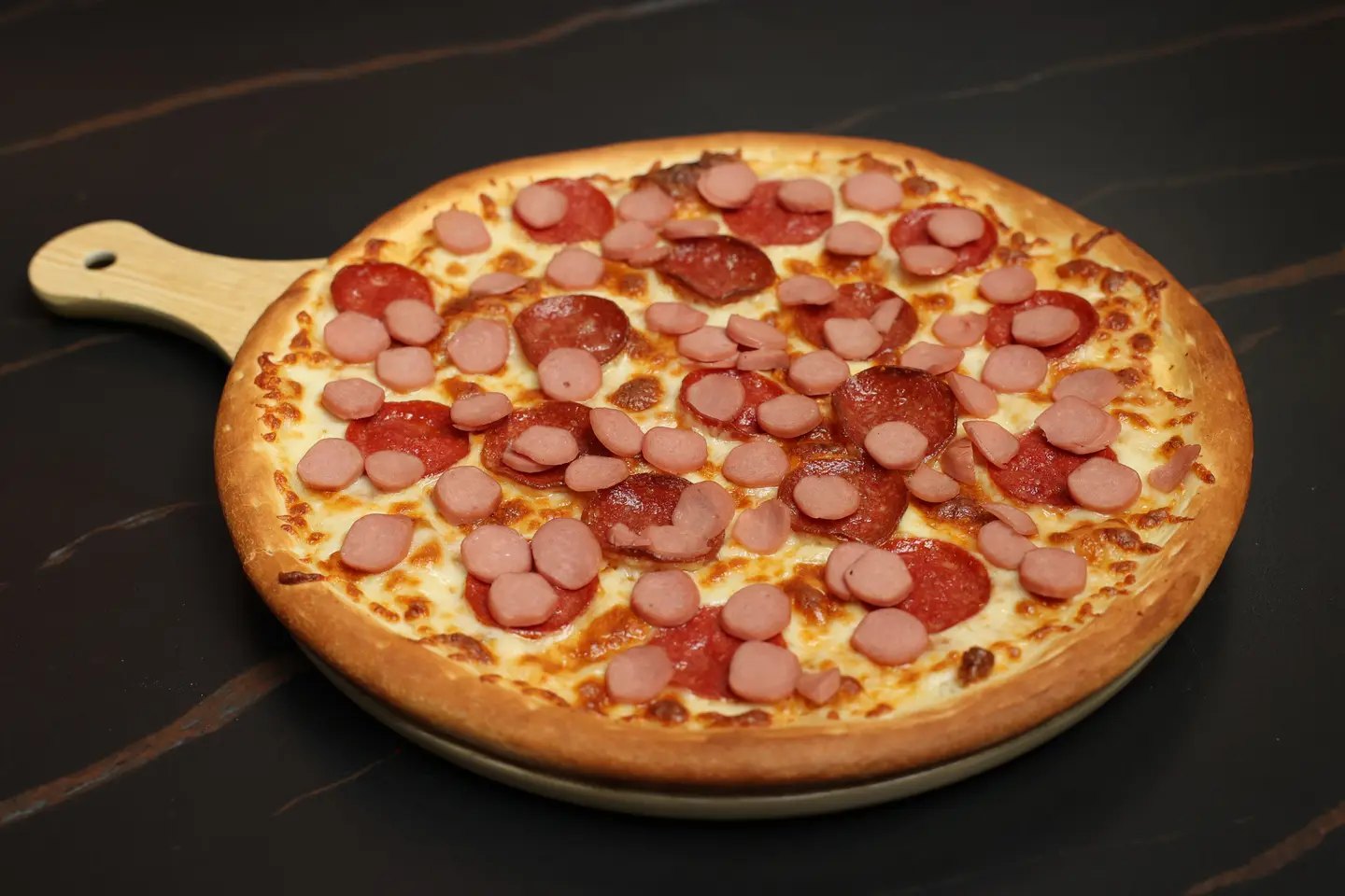 Pepperoni Pizza With Sausage