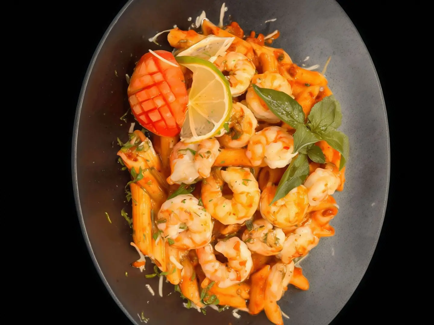 Pele Shrimps With Sauce