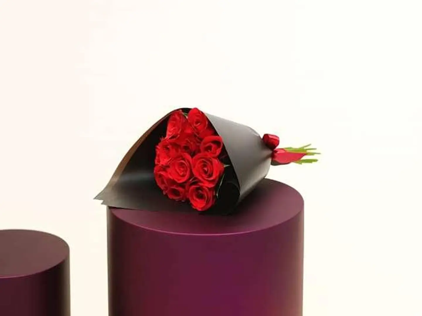 بوكيه الجوري الاحمر