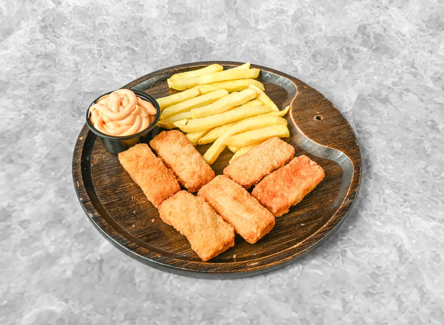 صحن مسحب حراق 6 قطع