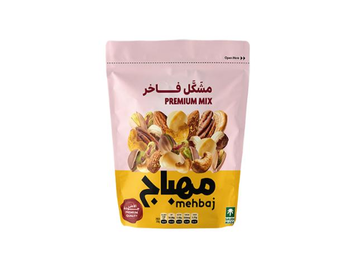 مكسرات مشكل فاخر المهباج كيس120غ