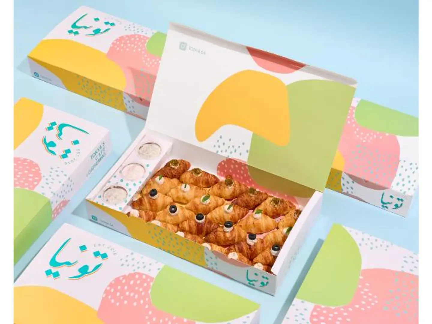 Savory Croissant Bites Box   24pcs
