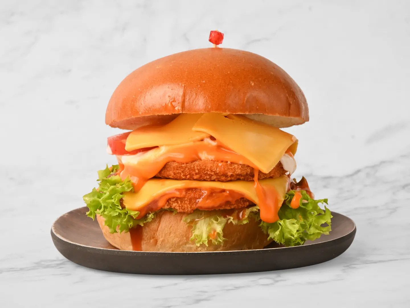 Double Chicken Burger