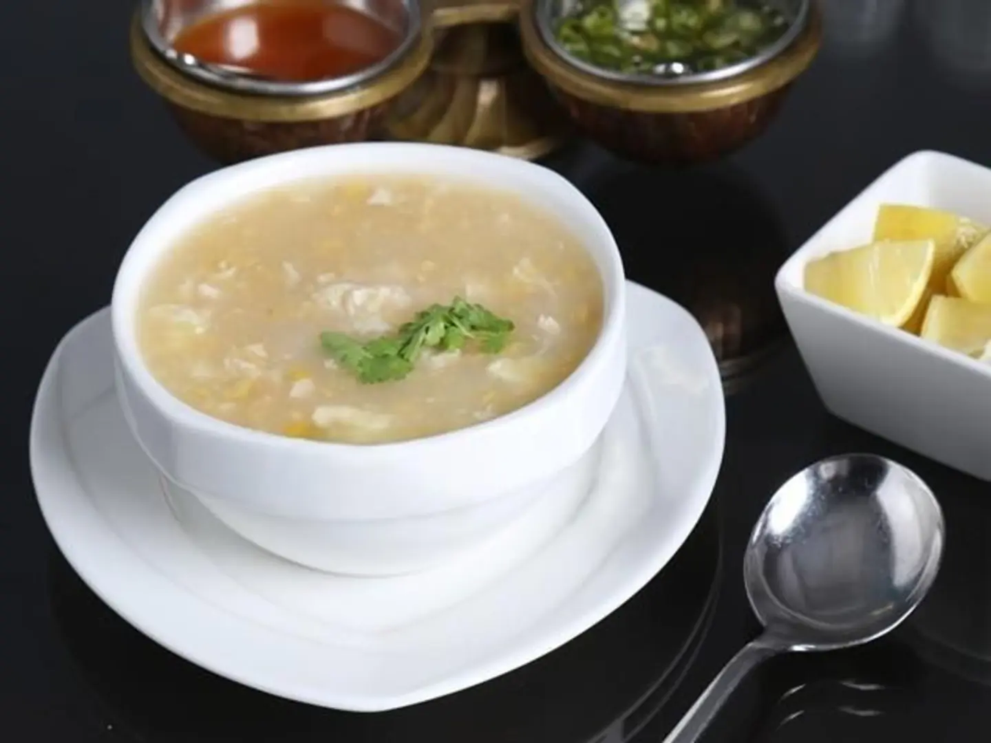 شوربة دجاج بالذرة الحلوة