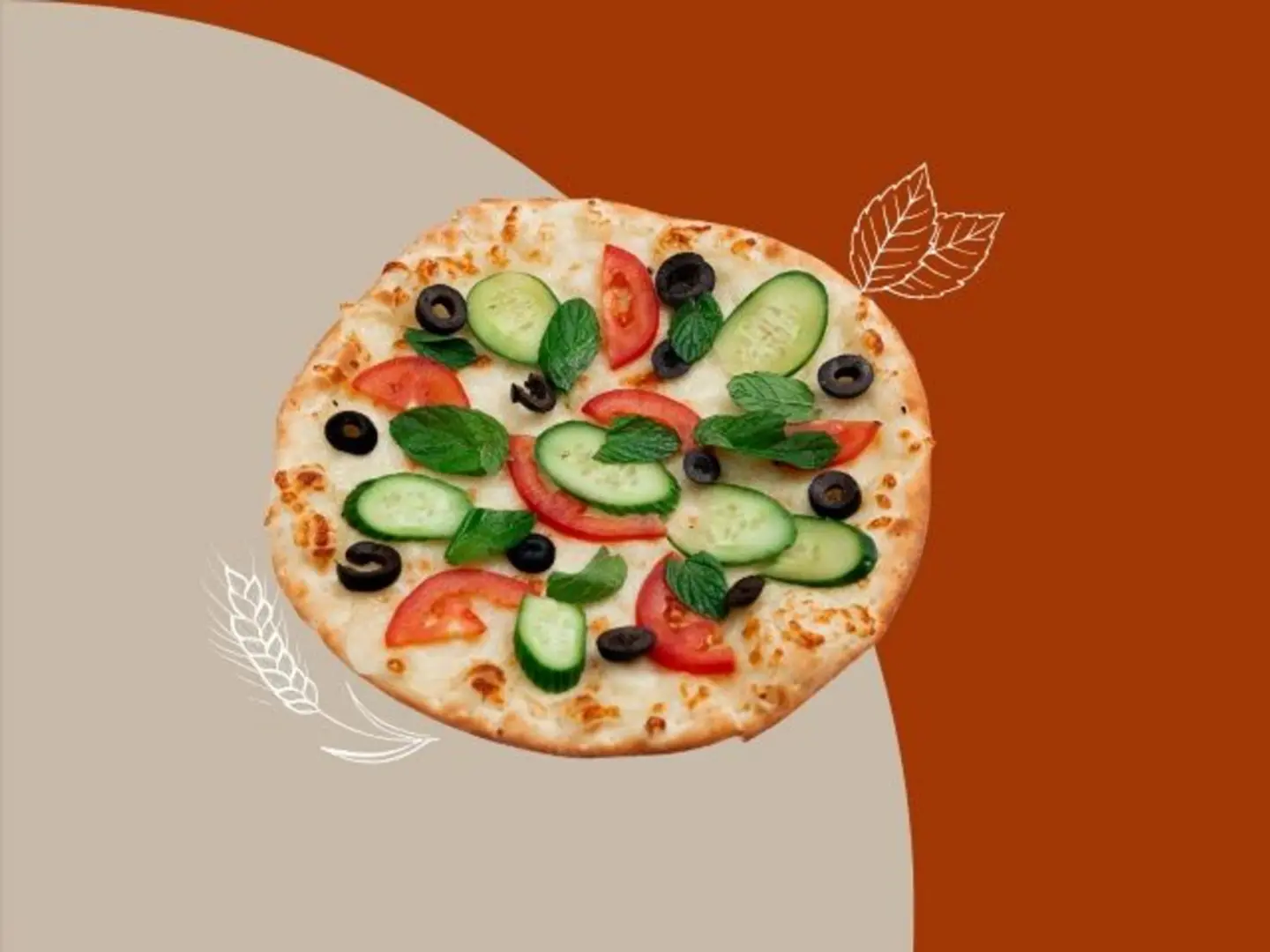 Mankousha Cheese With Vegetable