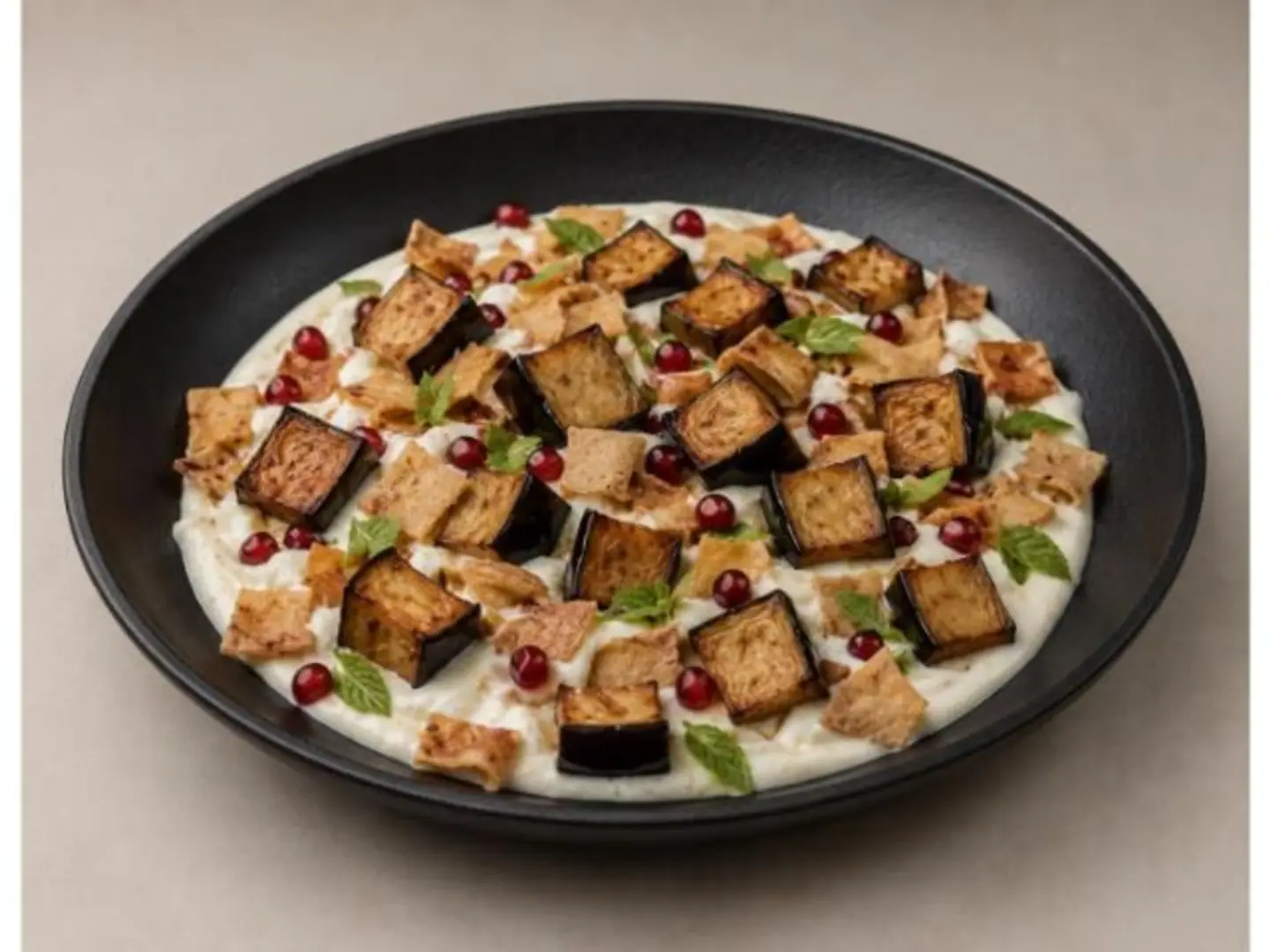 Eggplant Fatteh