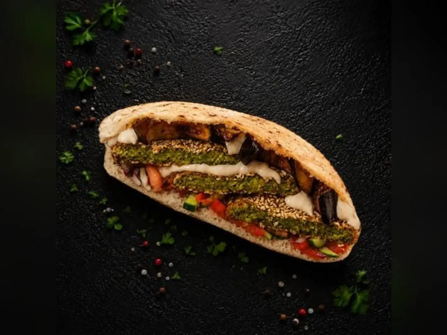 Mixed Falafel Sandwich