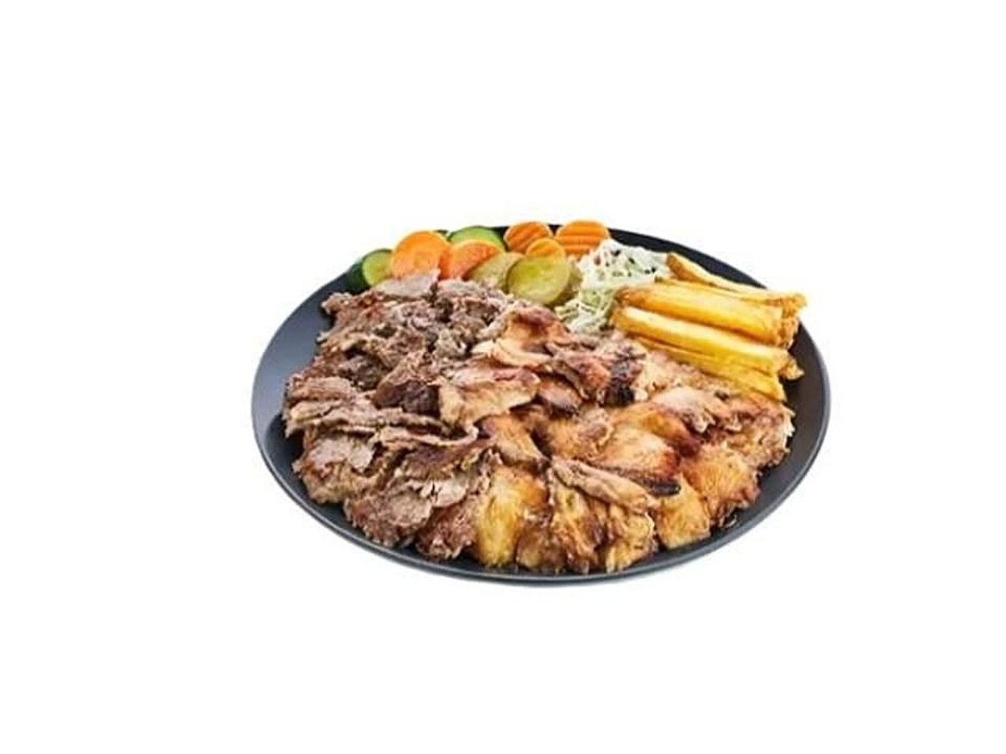 Medium Shawarma Plate Sliced