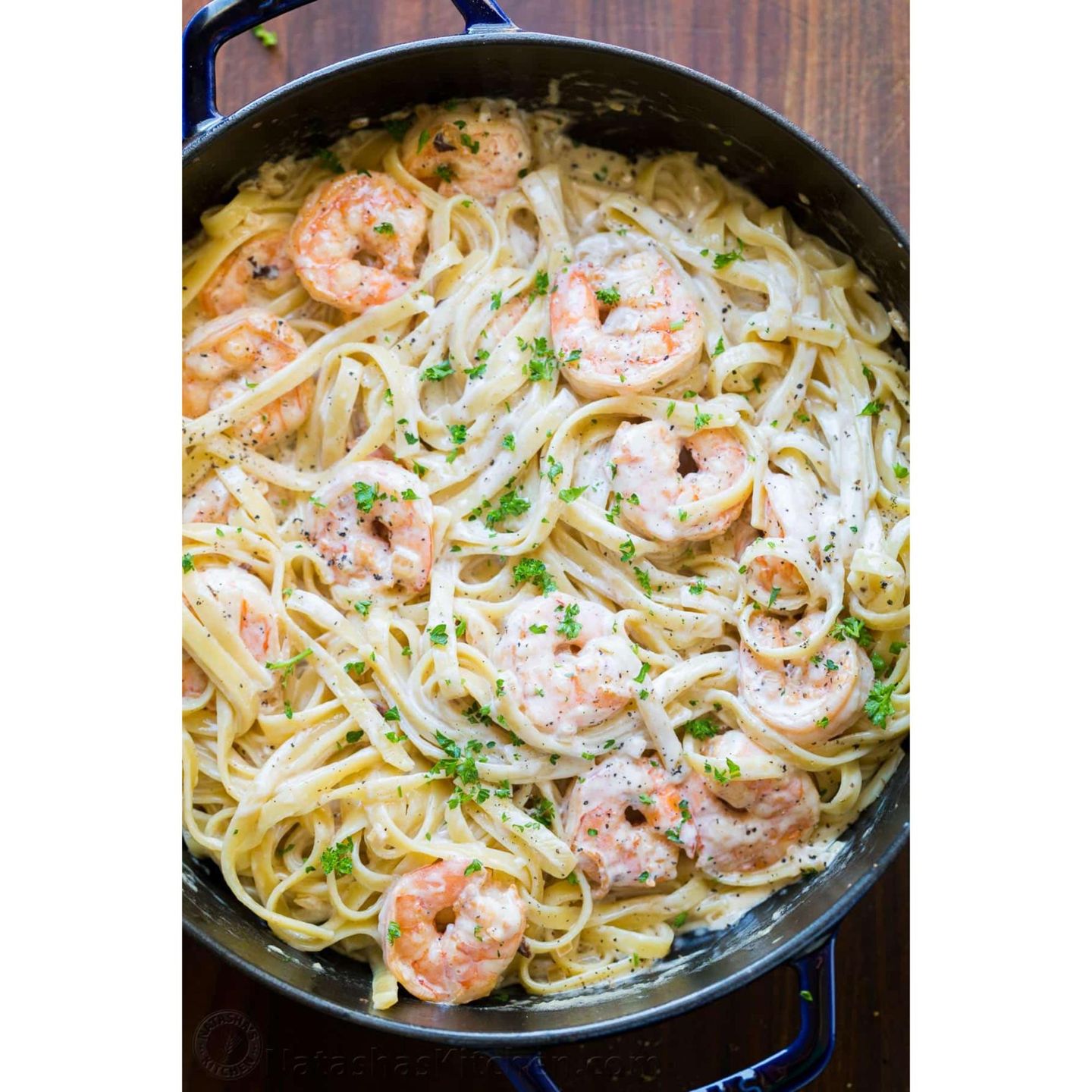 Shrimp White Sauce Pasta