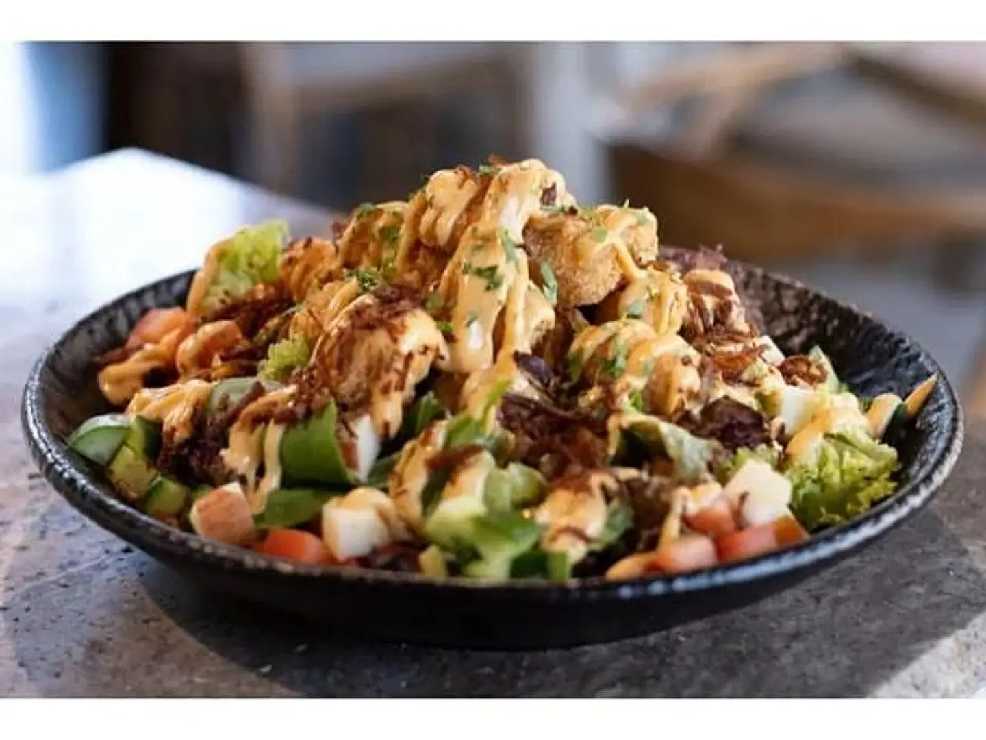 سلطة دجاج بالعسل