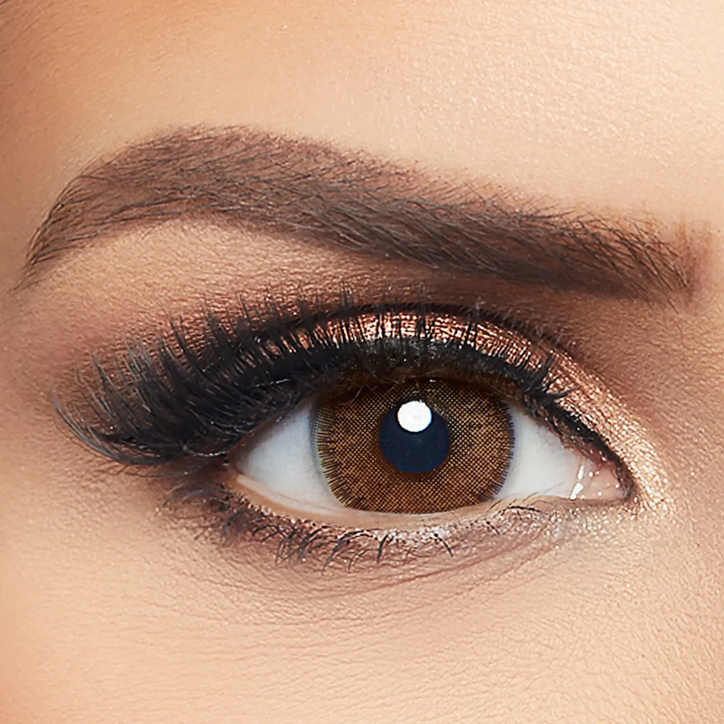 Chocolate Brown Colored Contact Lenses By Layala  Pack Of 2
