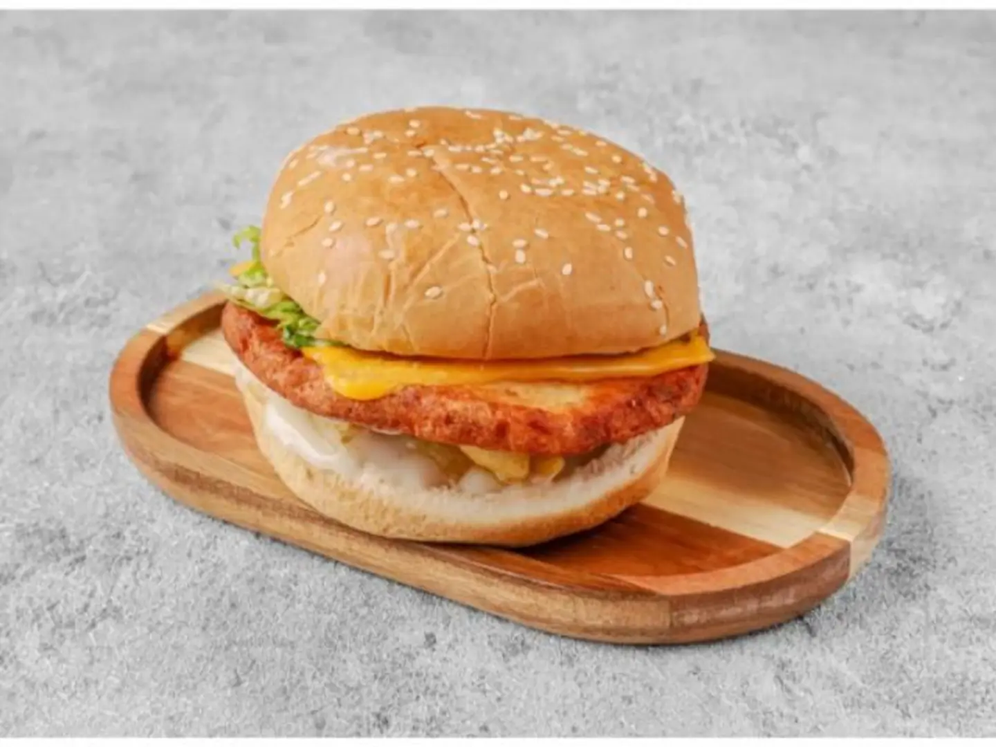 Double Chicken Cheese Burger