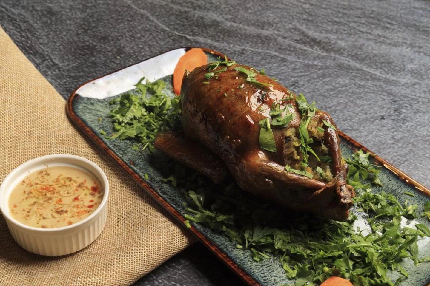 Pigeon Stuffed With Rice
