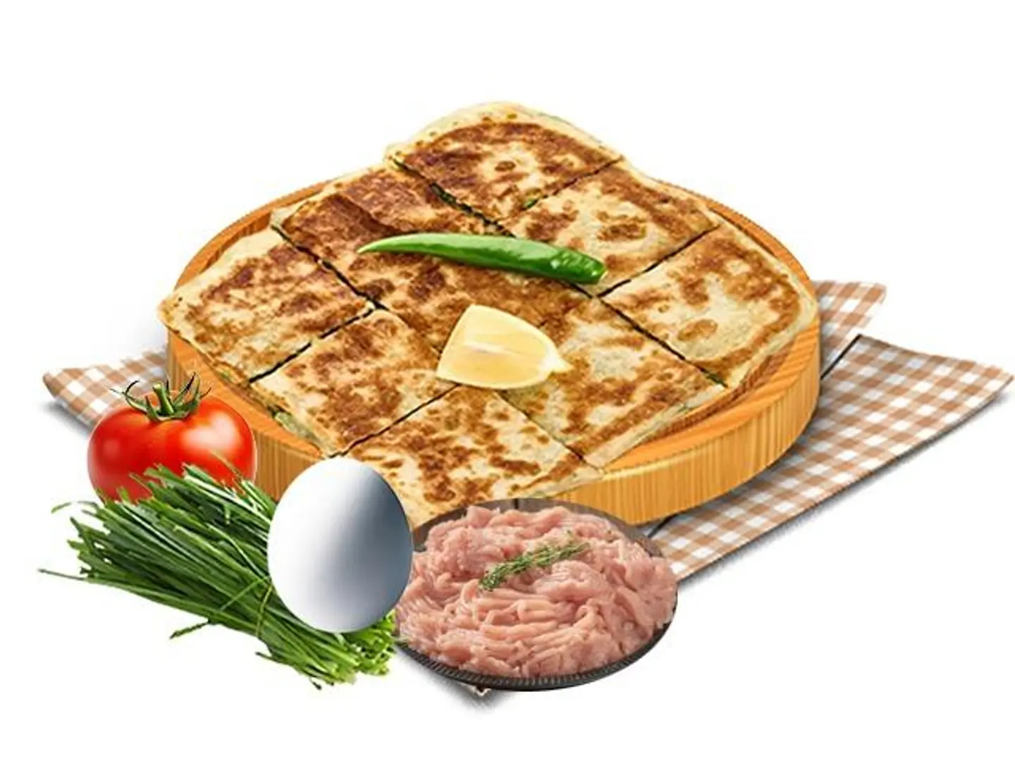 مطبق مالح خضار دجاج