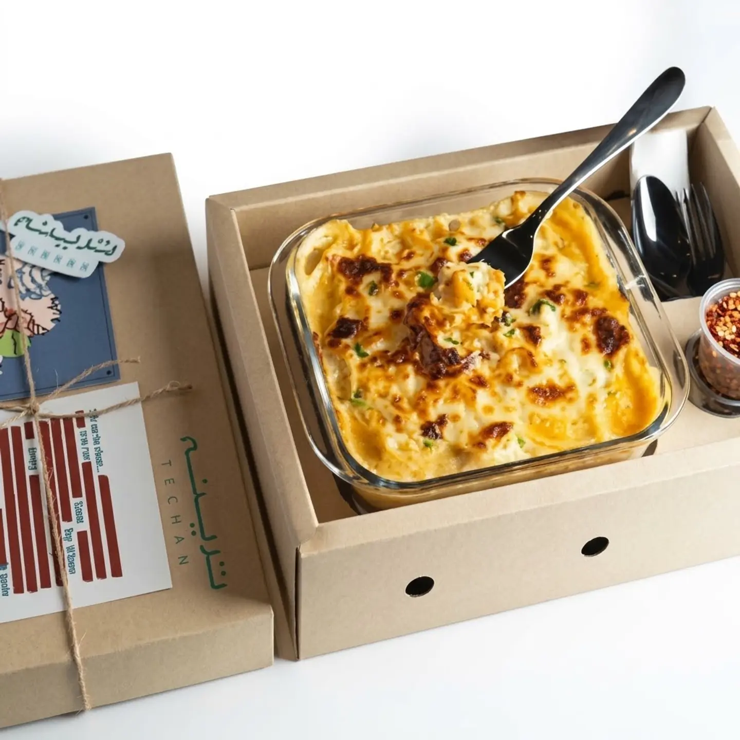 Pasta With Béchamel Trays