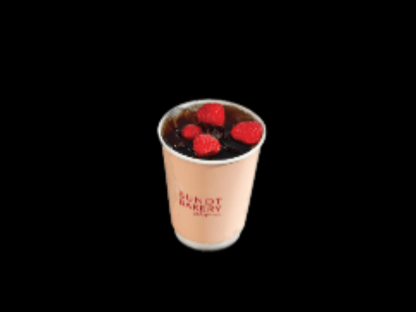 Coffee Day Cold With Raspberries