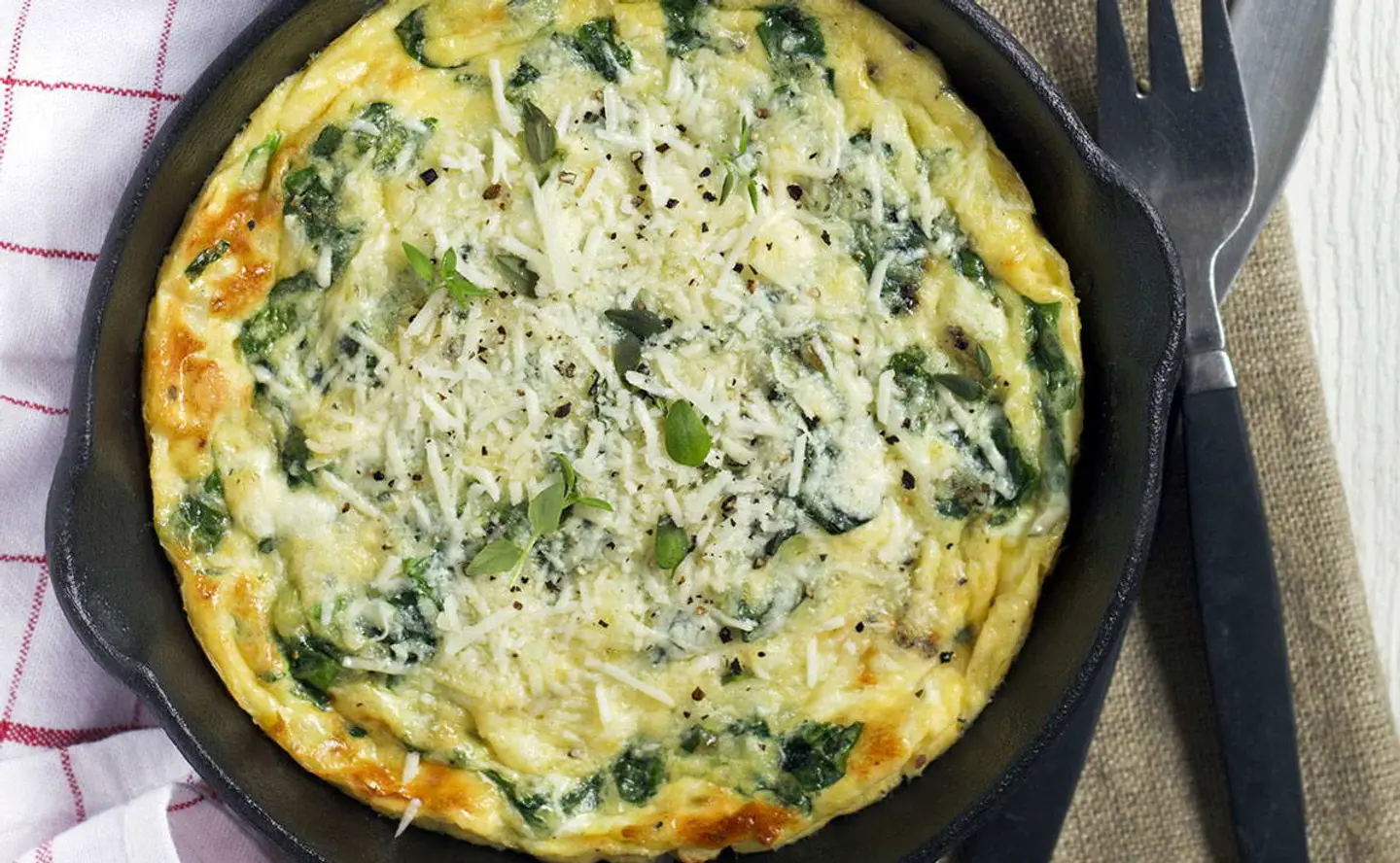 Spinach With Eggs