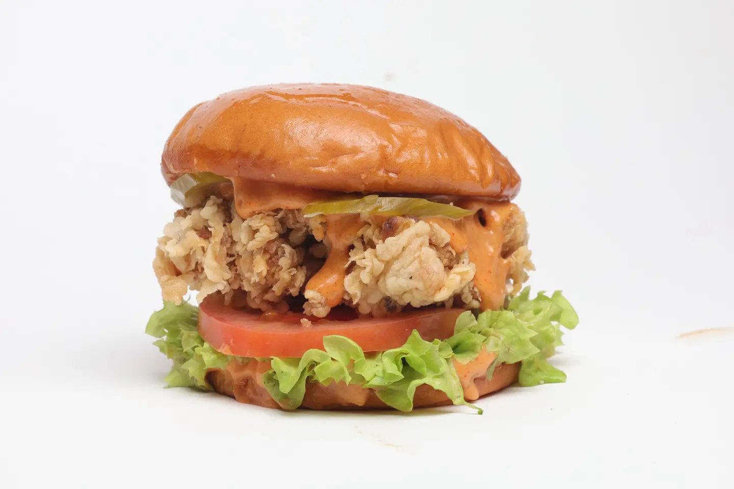 Unique Crunchy Chicken Burger