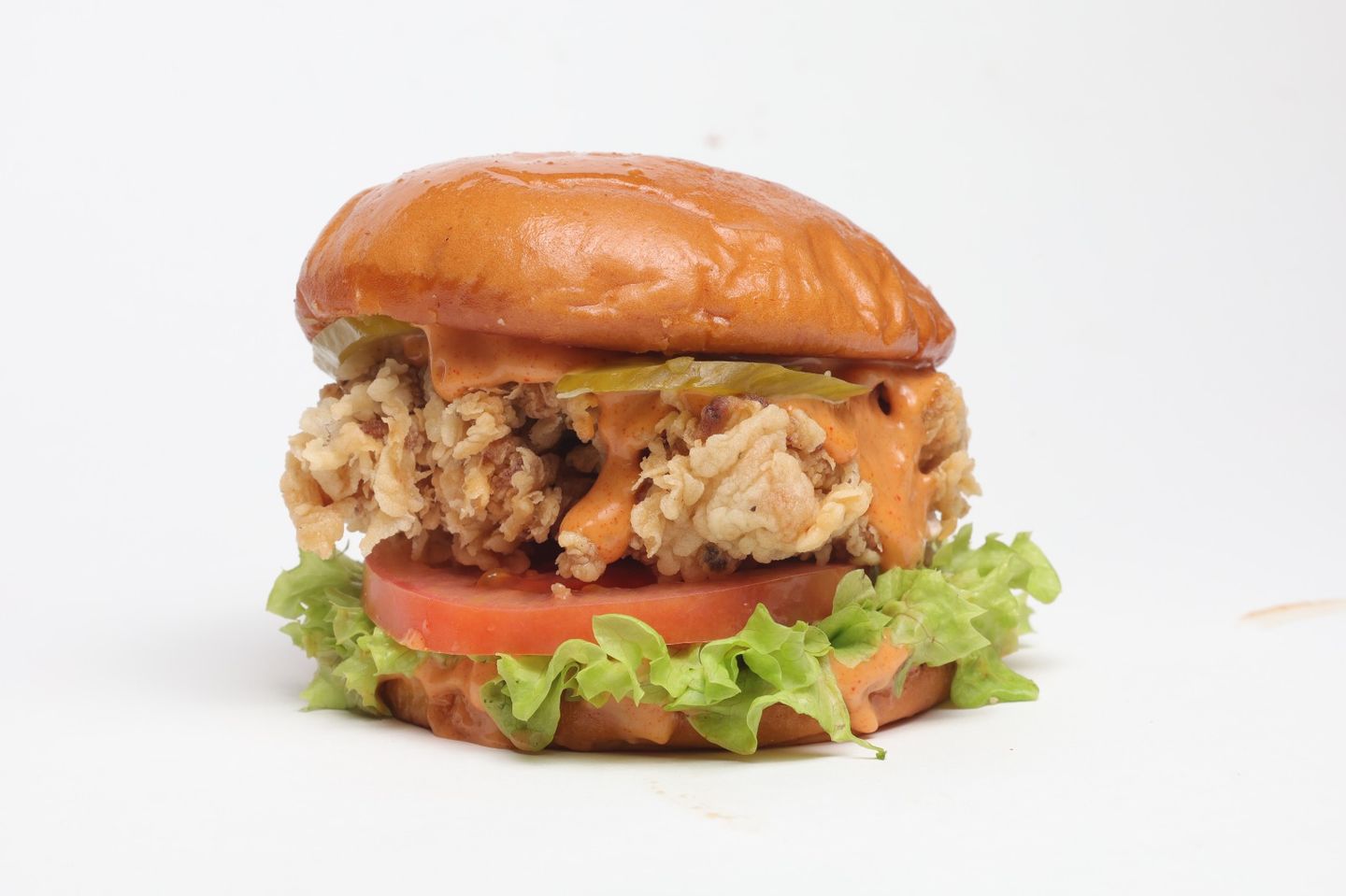 Unique Crunchy Chicken Burger