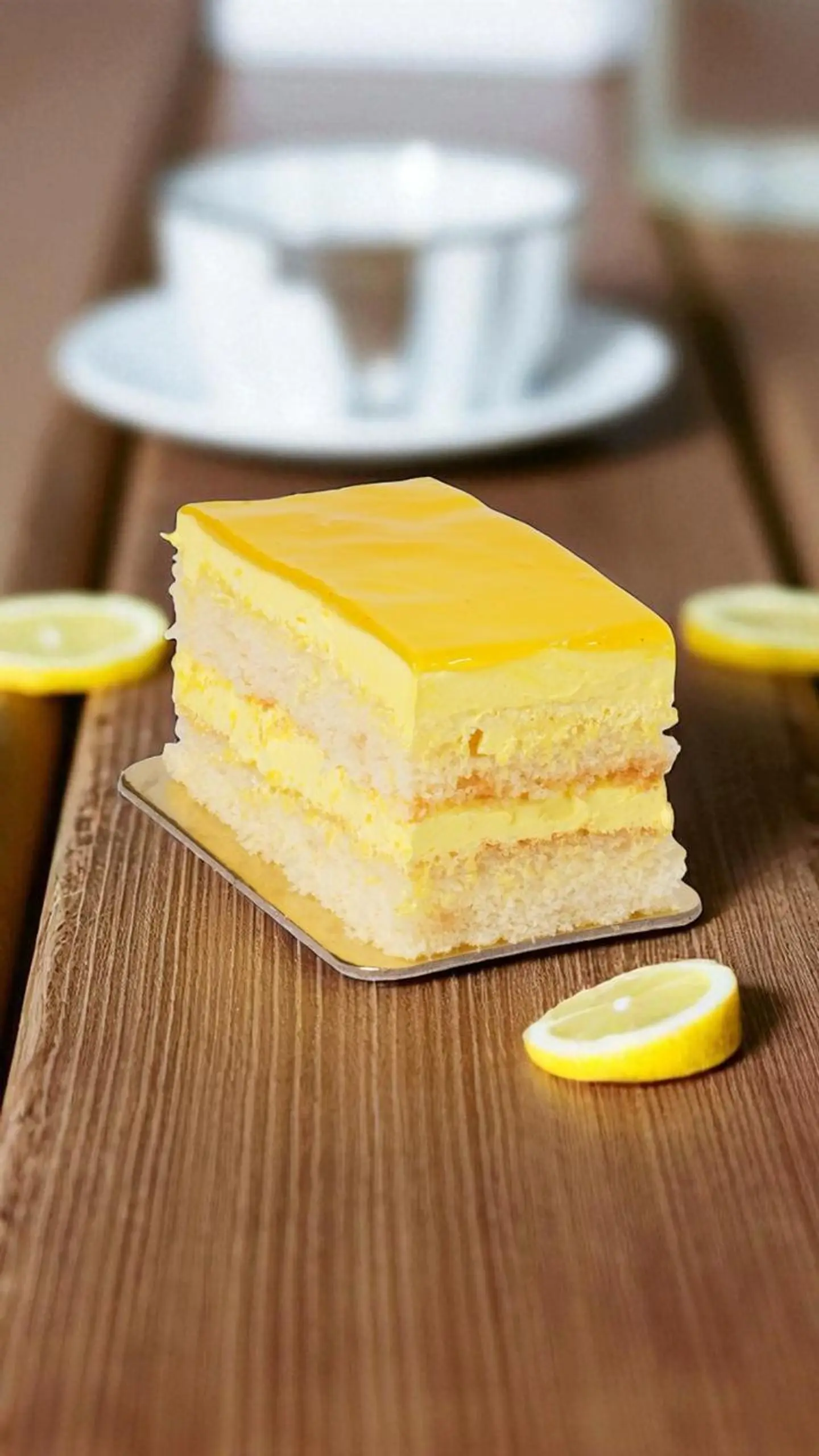 Lemon Cake Slice