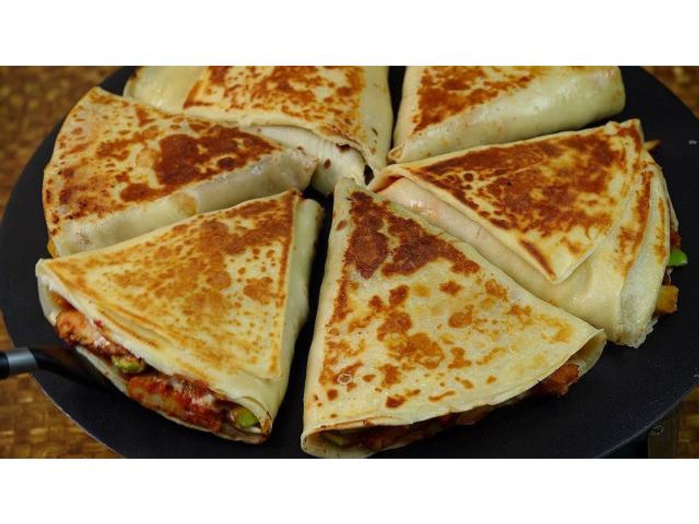 Large Chicken Burger Crepe