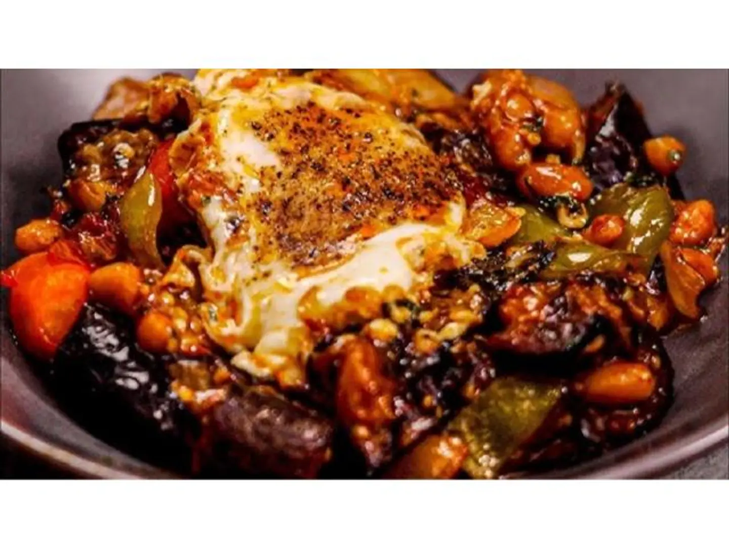 Eggplant Hamsa With Cheese