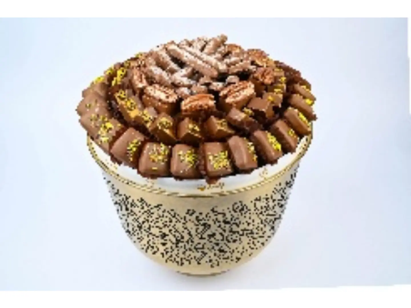 Welcome Vase Open Belgian Chocolate