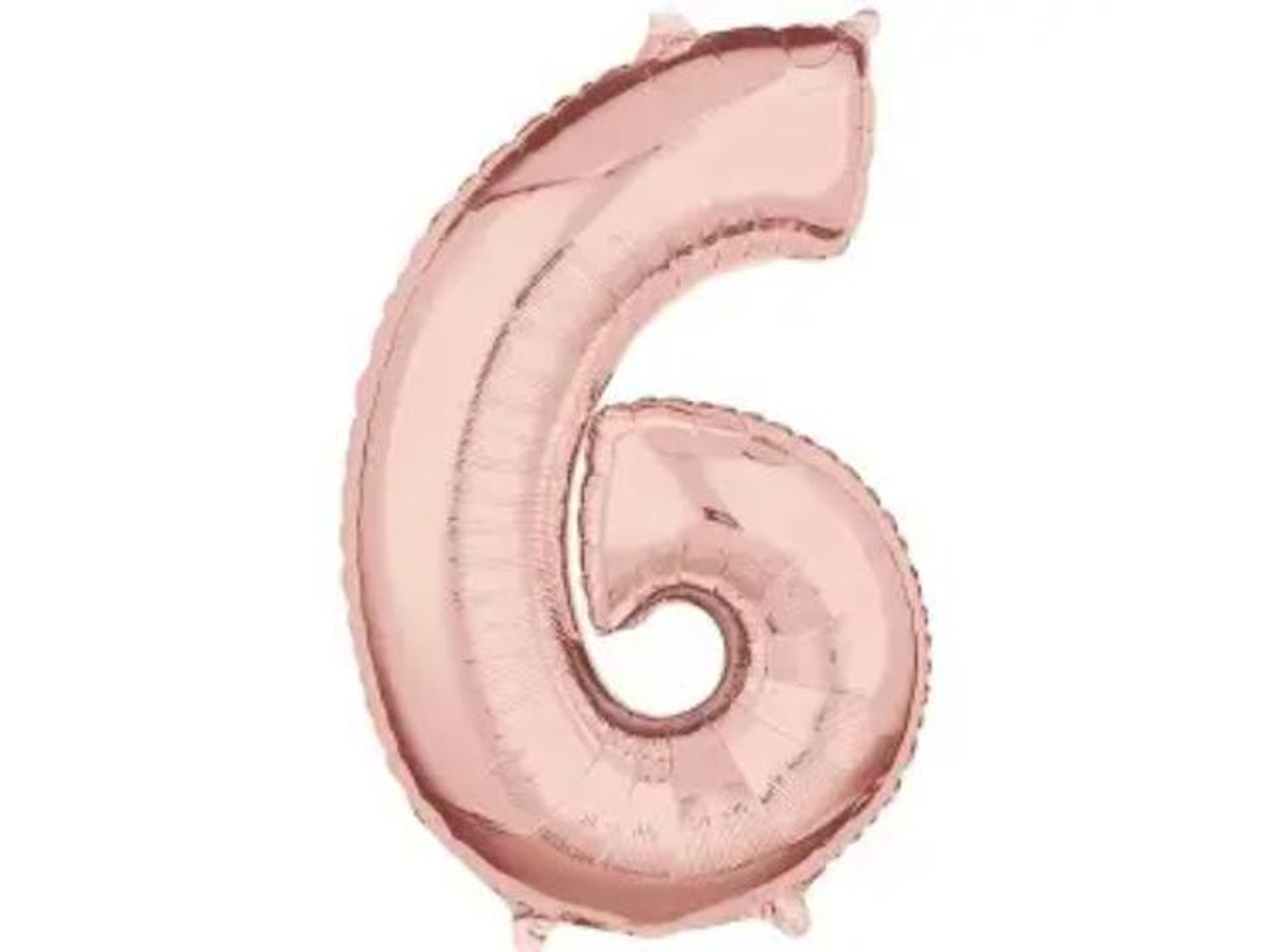 Rose Gold Numbers Balloons 6
