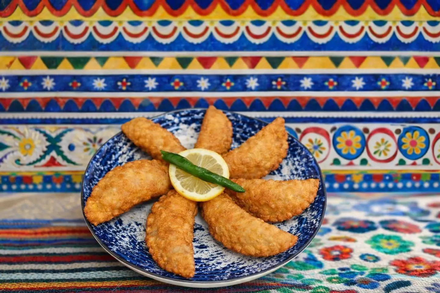 سمبوسه دجاج حبة