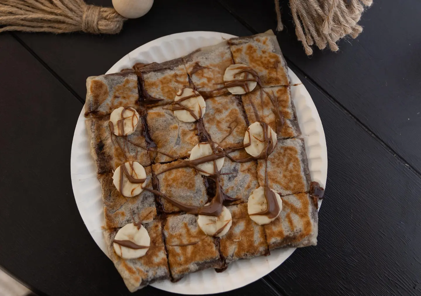 مطبق نوتيلا وموز