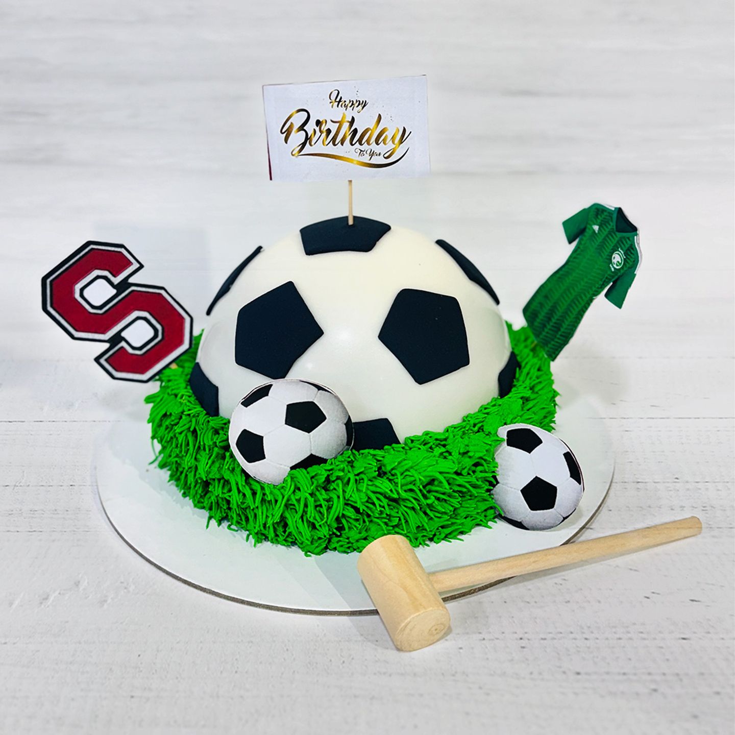 Pinata Football Cake