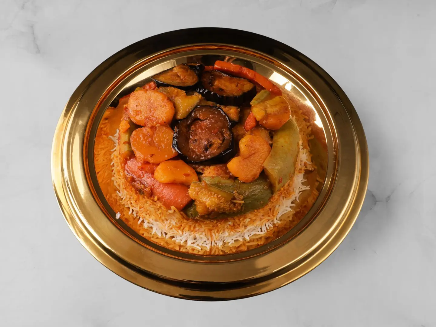 Half Maqluba Chicken