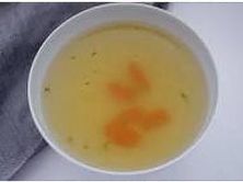 شوربة صافية بالخضار دجاج