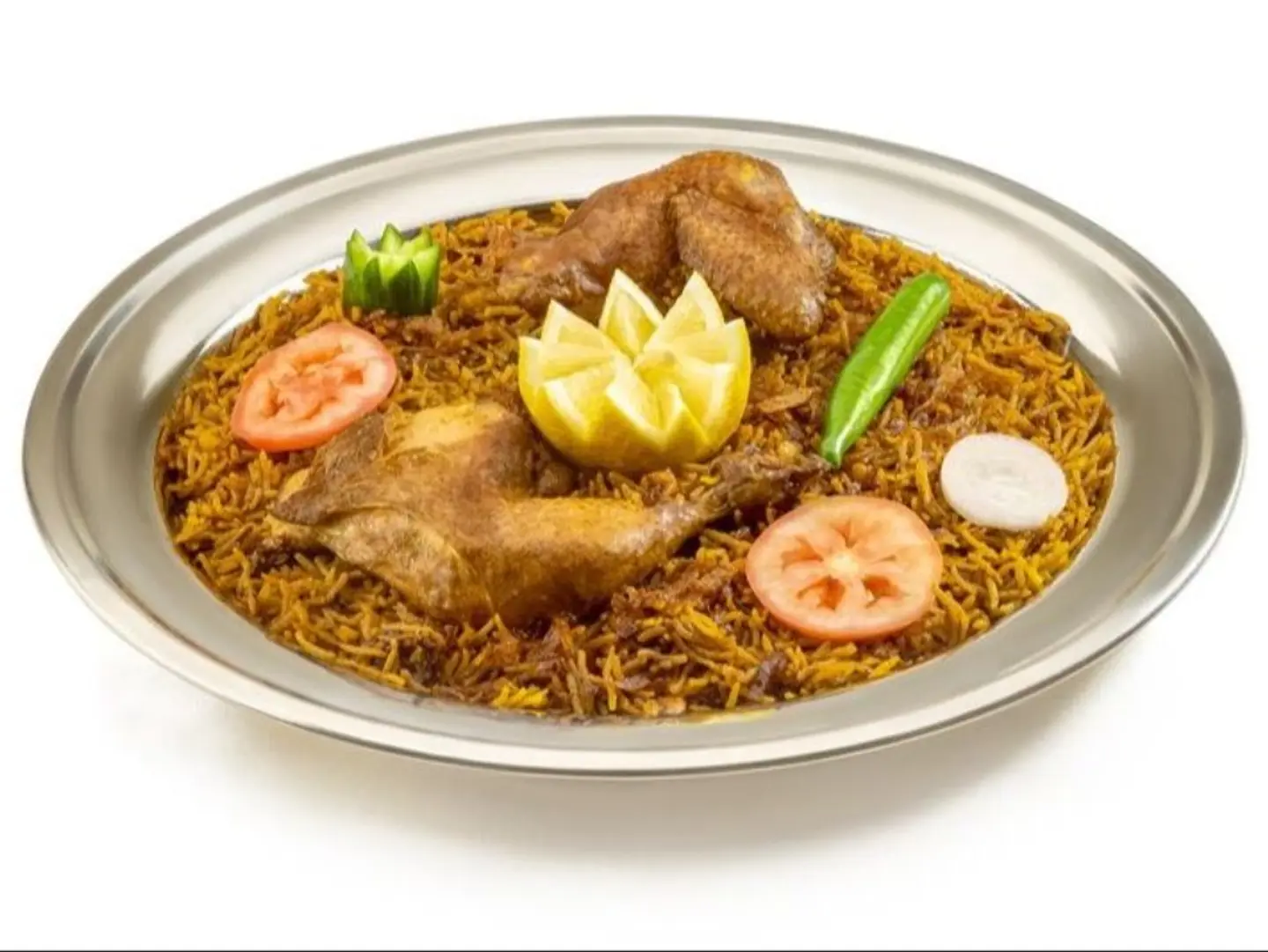 نصف دجاجة كبسة العجوز