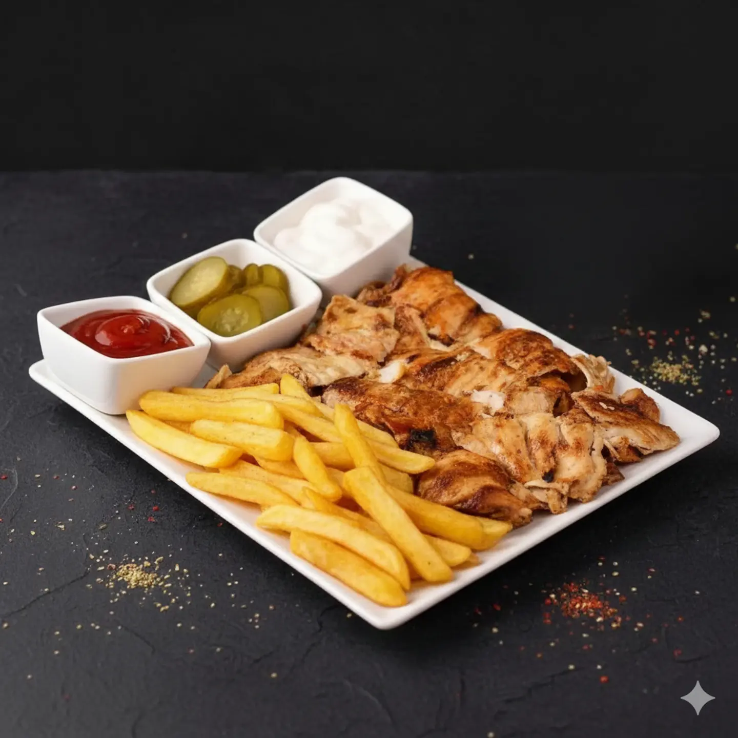 صحن شاورما - صغير