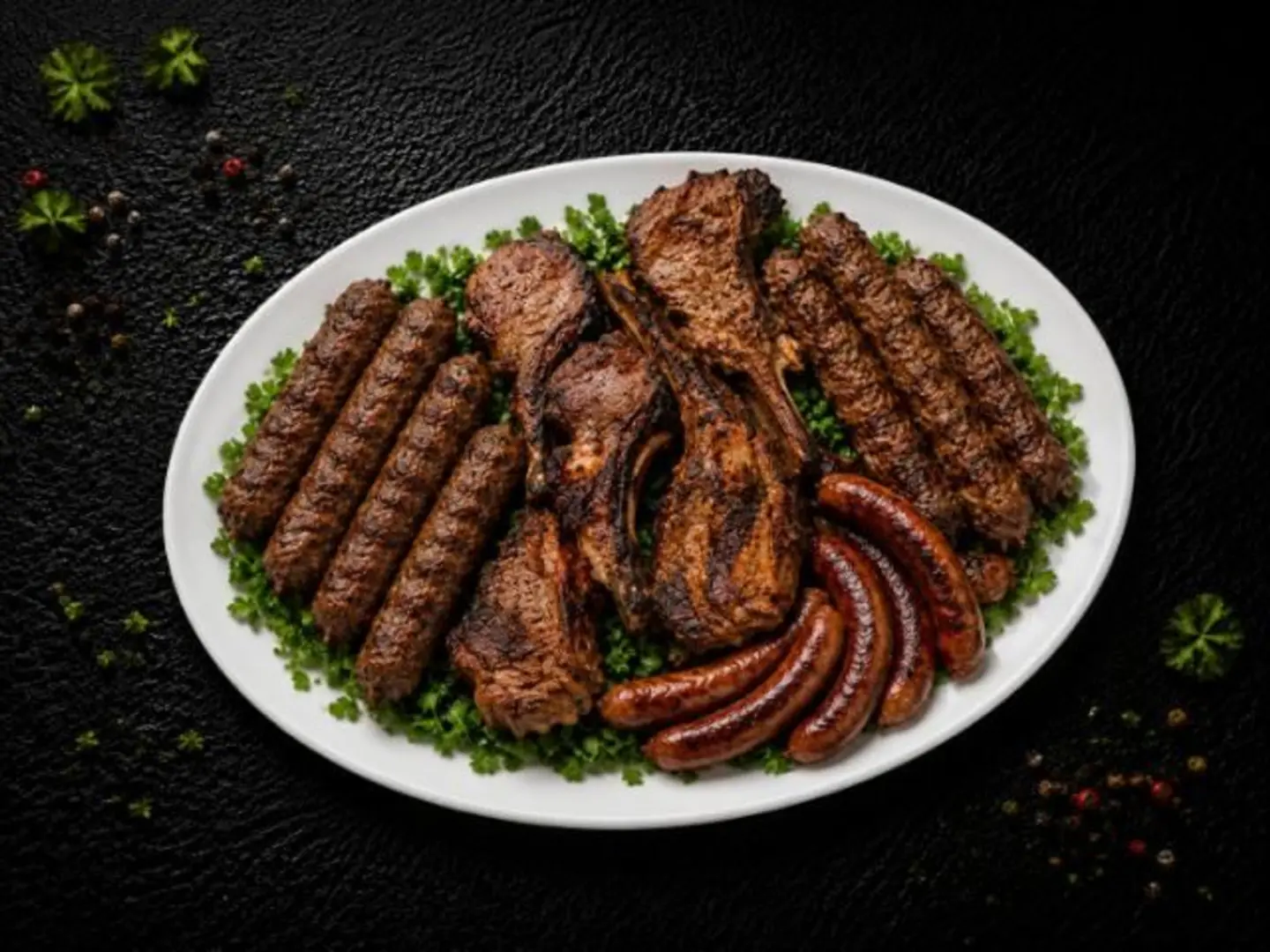 Mixed Meats Kofta Tarb Kebab Sausage