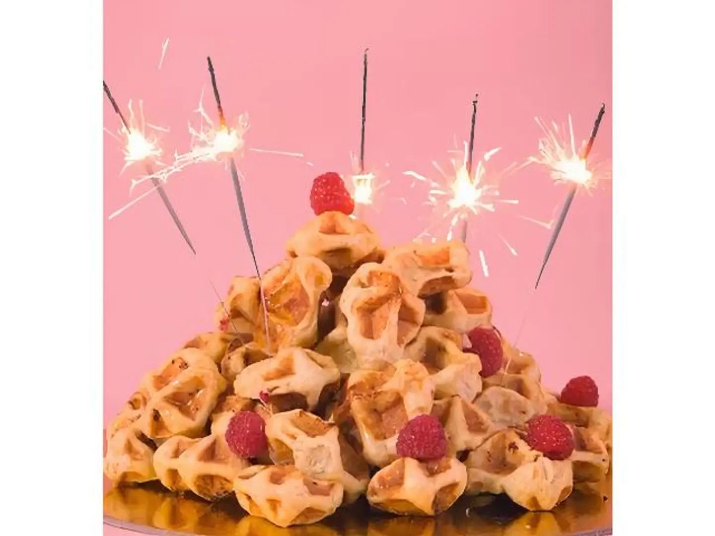 Mini Waffle Cake For Occasions