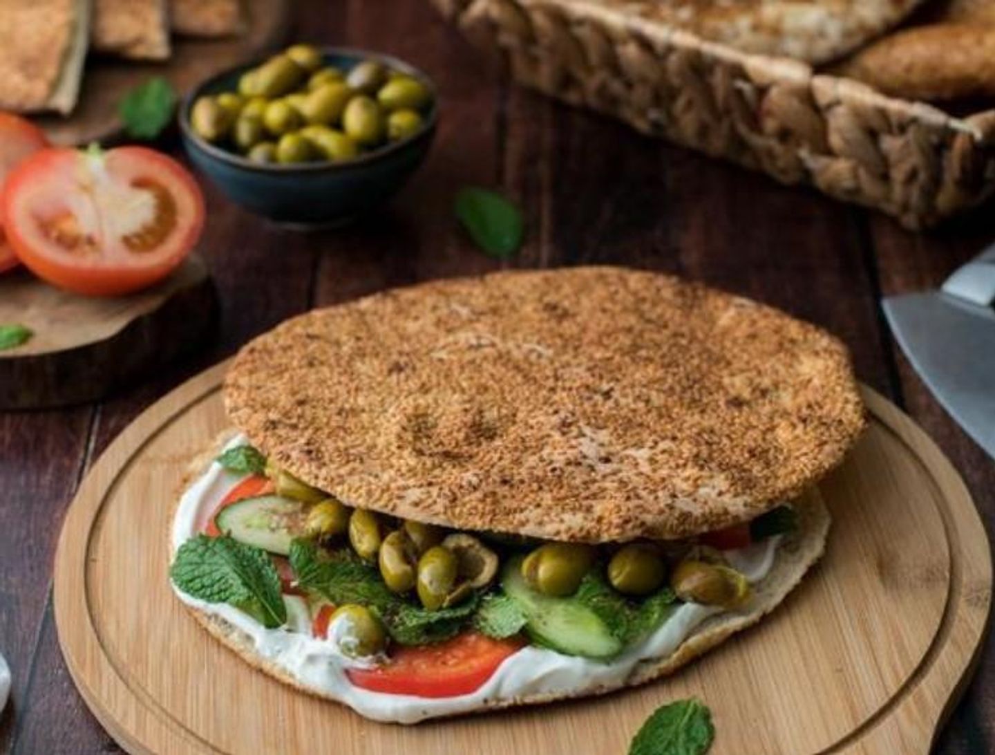 كعكة لبنة