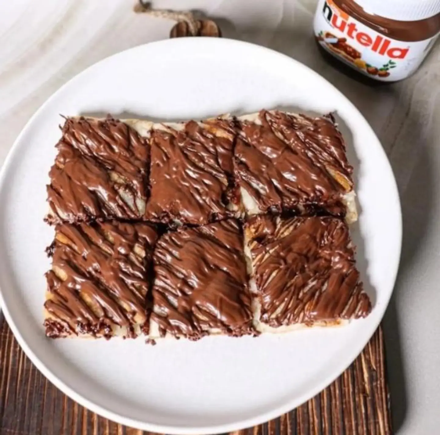 فطيرة نوتيلا