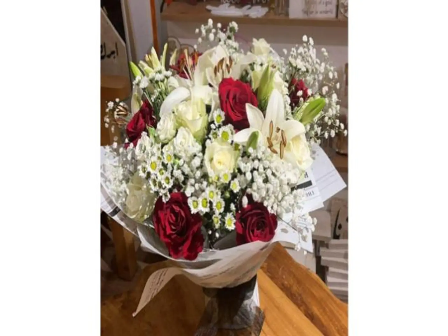 تنسيق باقة ورد طبيعي